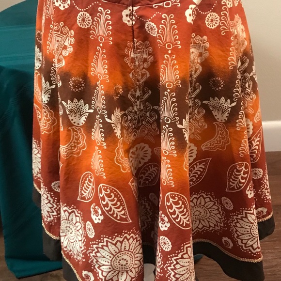 S Twelve BoHo Cotton Skirt - Picture 7 of 8